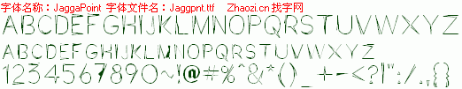 查看字体及作者详细介绍