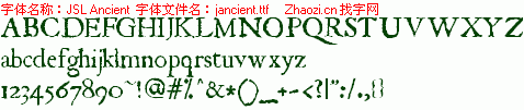 查看字体及作者详细介绍