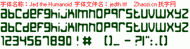 查看字体及作者详细介绍