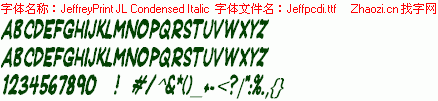 查看字体及作者详细介绍