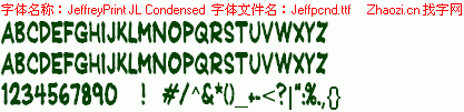 查看字体及作者详细介绍