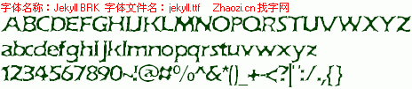 查看字体及作者详细介绍