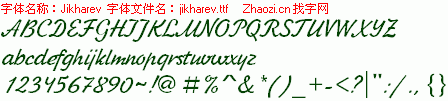 查看字体及作者详细介绍