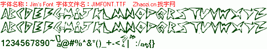 查看字体及作者详细介绍