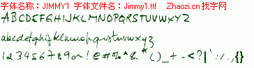 查看字体及作者详细介绍