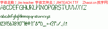 查看字体及作者详细介绍