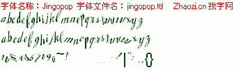 查看字体及作者详细介绍