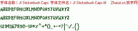 查看字体及作者详细介绍