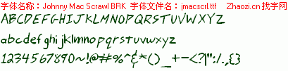查看字体及作者详细介绍