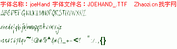 查看字体及作者详细介绍