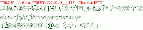 查看字体及作者详细介绍