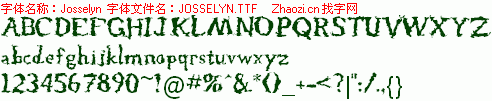 查看字体及作者详细介绍