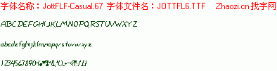 查看字体及作者详细介绍