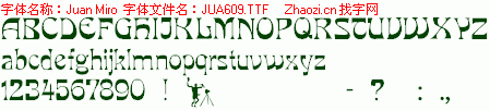 查看字体及作者详细介绍