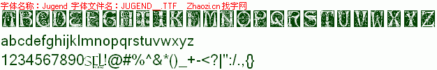 查看字体及作者详细介绍
