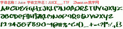 查看字体及作者详细介绍