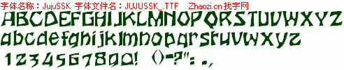 查看字体及作者详细介绍