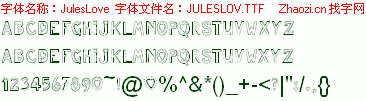 查看字体及作者详细介绍