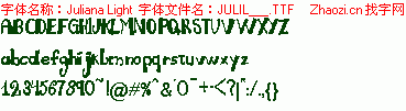 查看字体及作者详细介绍