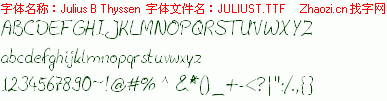 查看字体及作者详细介绍