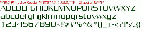 查看字体及作者详细介绍