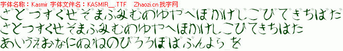 查看字体及作者详细介绍