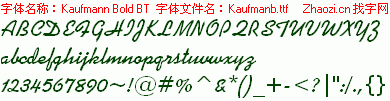 查看字体及作者详细介绍