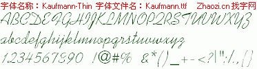 查看字体及作者详细介绍