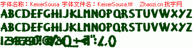查看字体及作者详细介绍