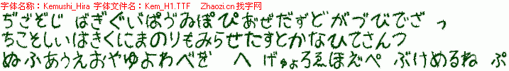 查看字体及作者详细介绍