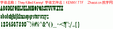 查看字体及作者详细介绍