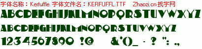 查看字体及作者详细介绍
