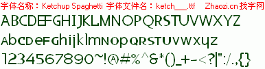 查看字体及作者详细介绍