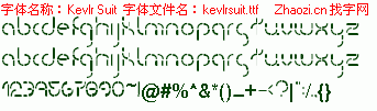 查看字体及作者详细介绍