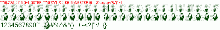 查看字体及作者详细介绍