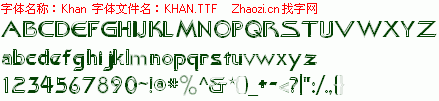 查看字体及作者详细介绍