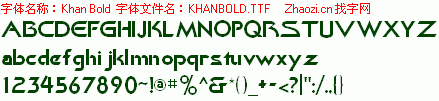 查看字体及作者详细介绍