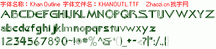查看字体及作者详细介绍