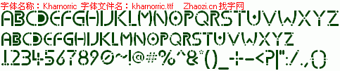 查看字体及作者详细介绍