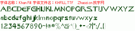 查看字体及作者详细介绍