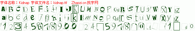 查看字体及作者详细介绍