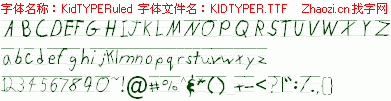 查看字体及作者详细介绍