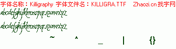 查看字体及作者详细介绍