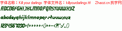 查看字体及作者详细介绍