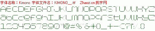 查看字体及作者详细介绍