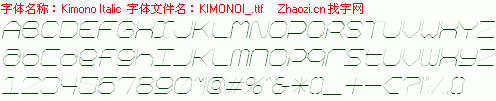 查看字体及作者详细介绍