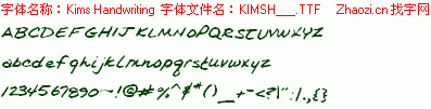 查看字体及作者详细介绍