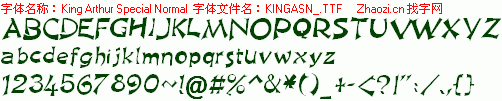 查看字体及作者详细介绍