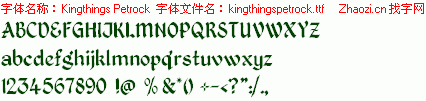 查看字体及作者详细介绍