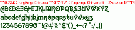 查看字体及作者详细介绍